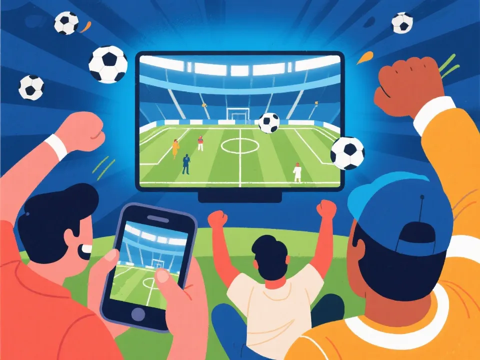 球迷观看世界杯实时比分与赛况追踪